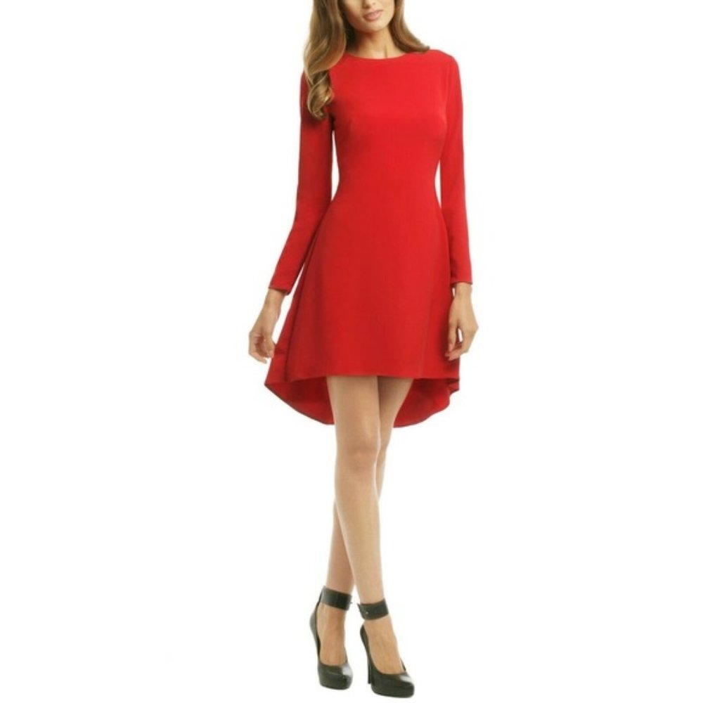 Nha Khanh West Asymmetric Hem A-Line Dress Size10